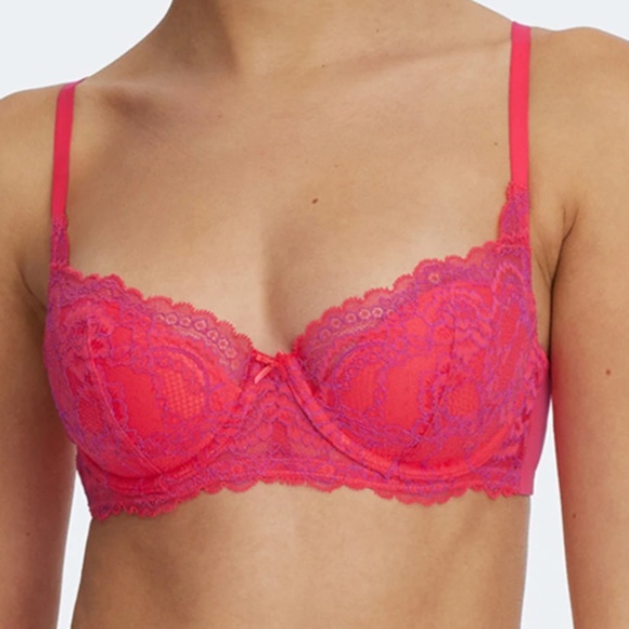 NWT Skarlett Blue Minx Balconette Padded Bra Passion Fruit / Rose Violet (34B) - Picture 1 of 4
